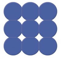 Giotto blue shower mat